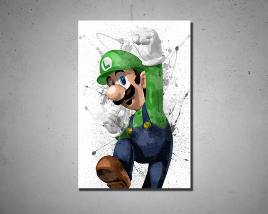 Luigi Canvas Wall Art