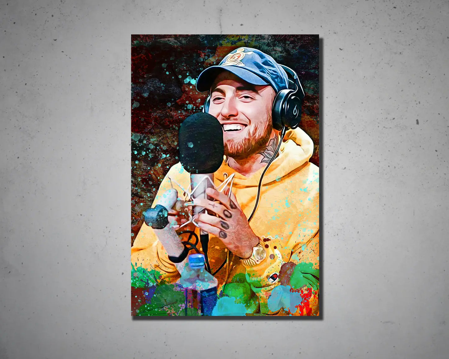 Mac Miller Multicolour Wall Art