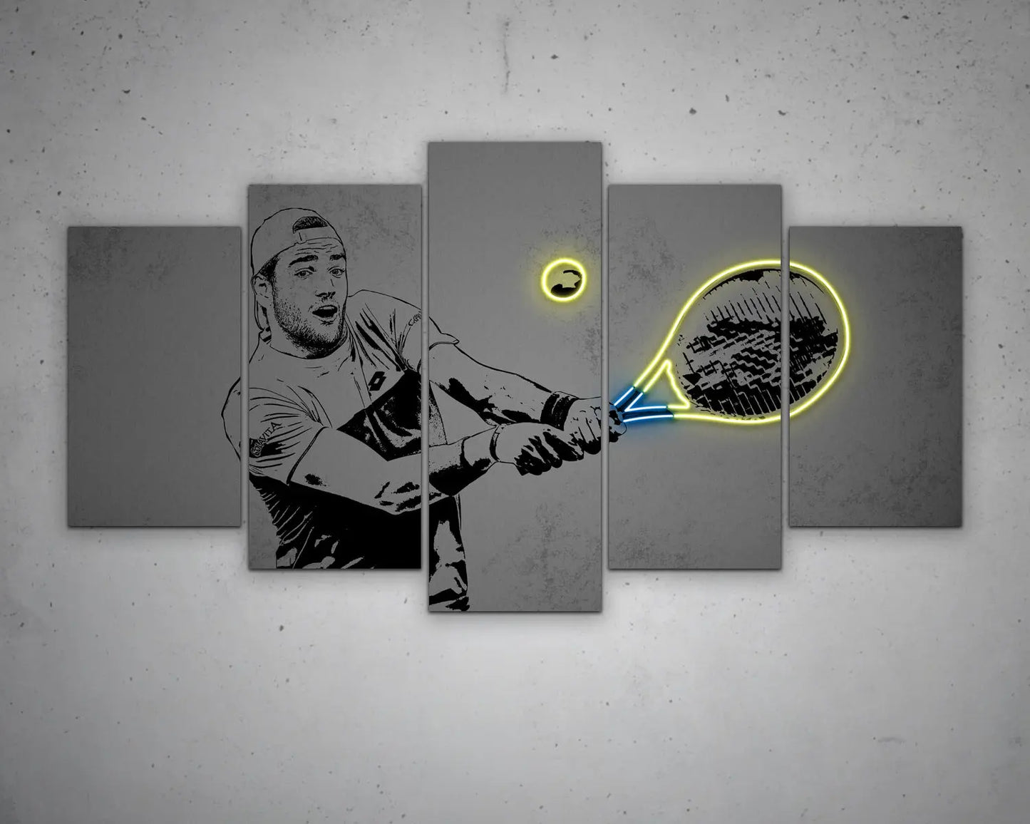 Matteo Berrettini Canvas Wall Art