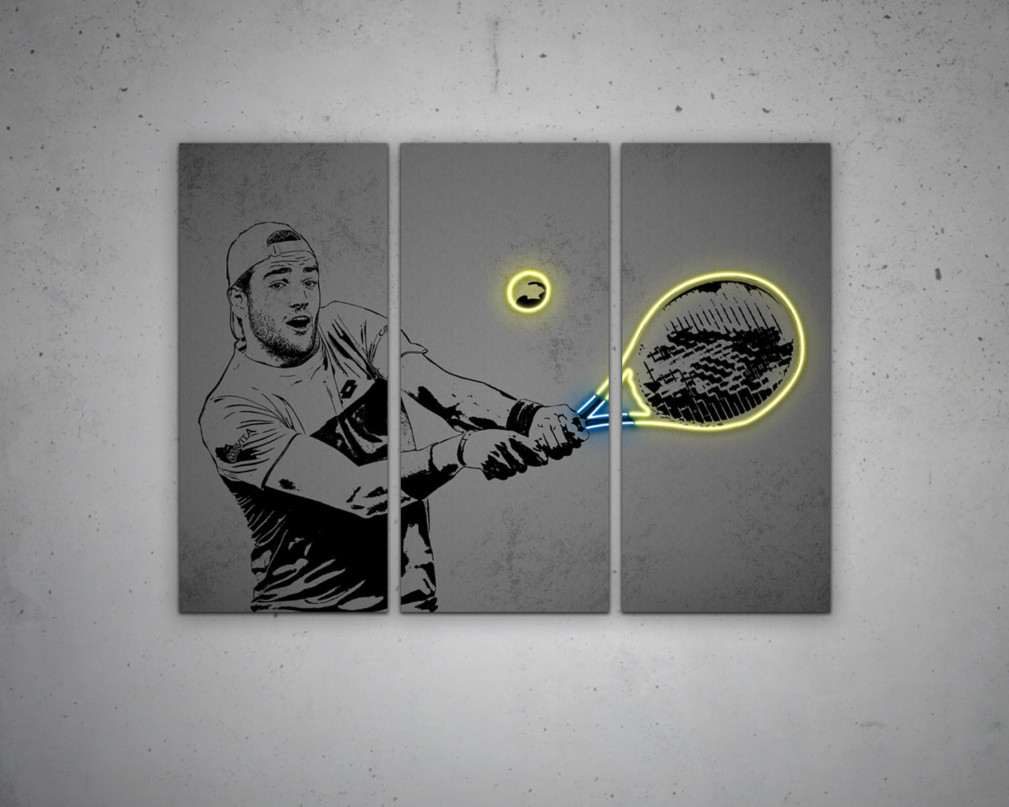 Matteo Berrettini Canvas Wall Art