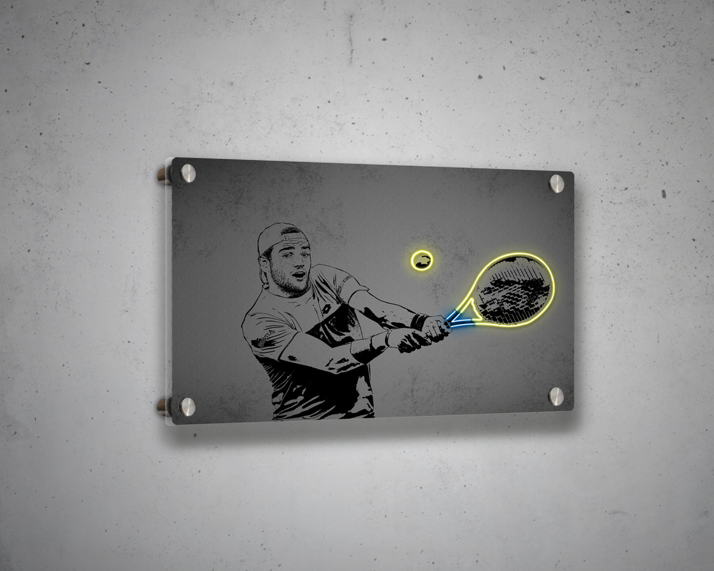 Matteo Berrettini Canvas Wall Art