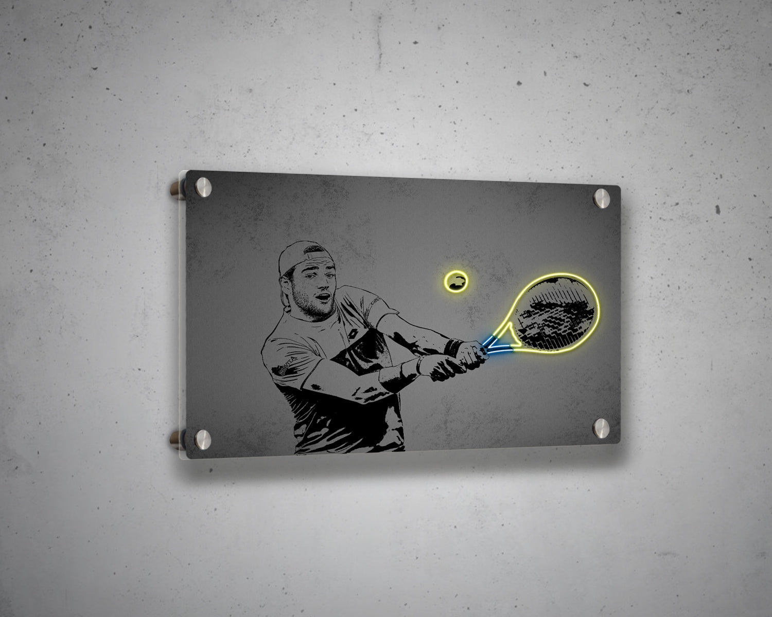 Matteo Berrettini Canvas Wall Art