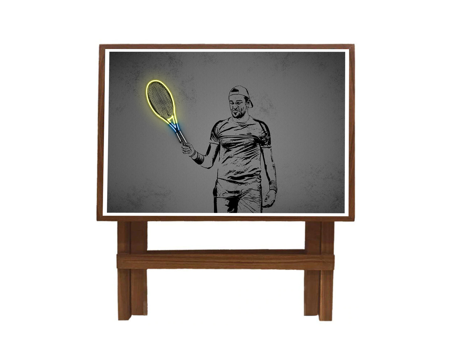 Matteo Berrettini Neon Effect Coffee and Laptop Table