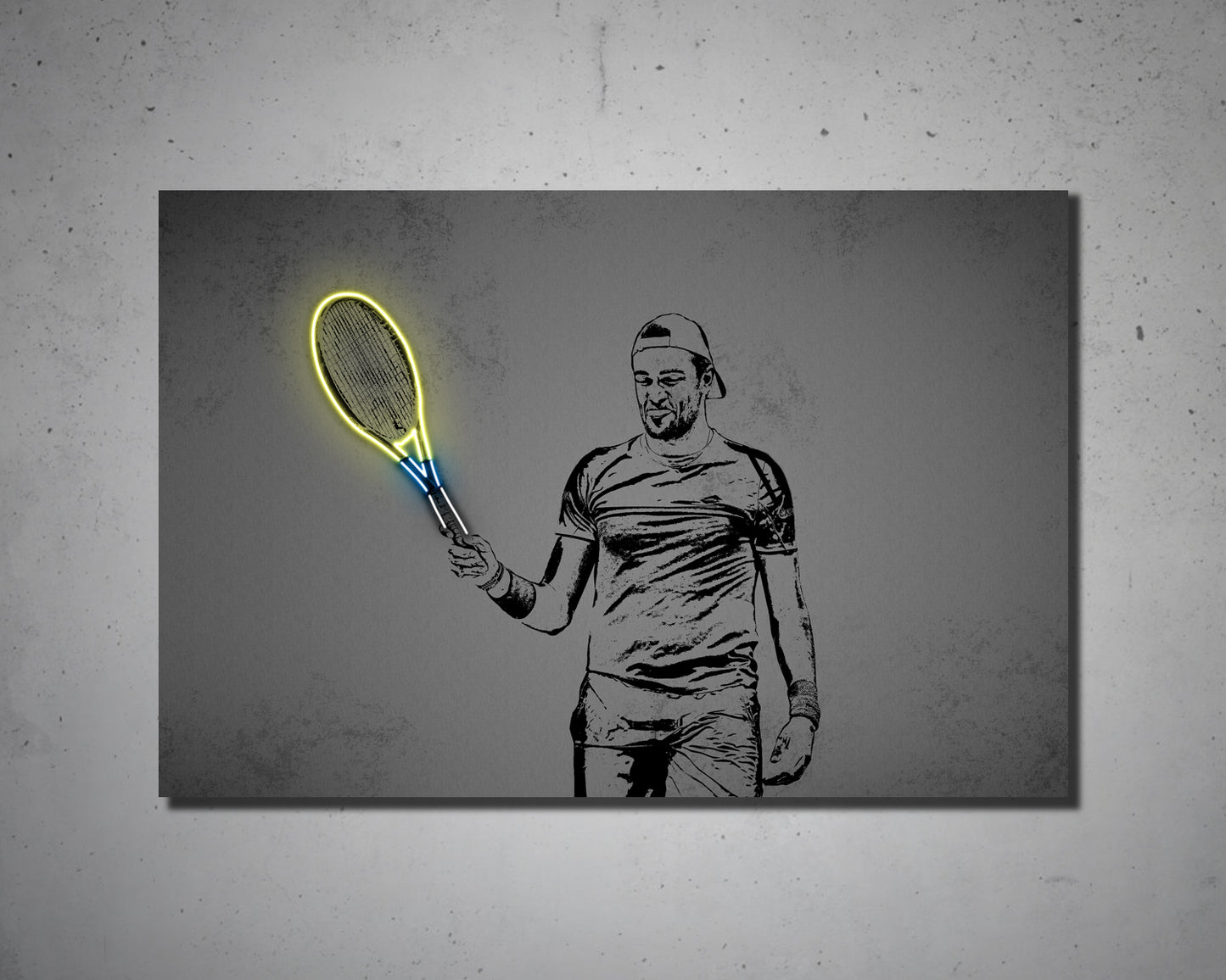 Matteo Berrettini Canvas Wall Art