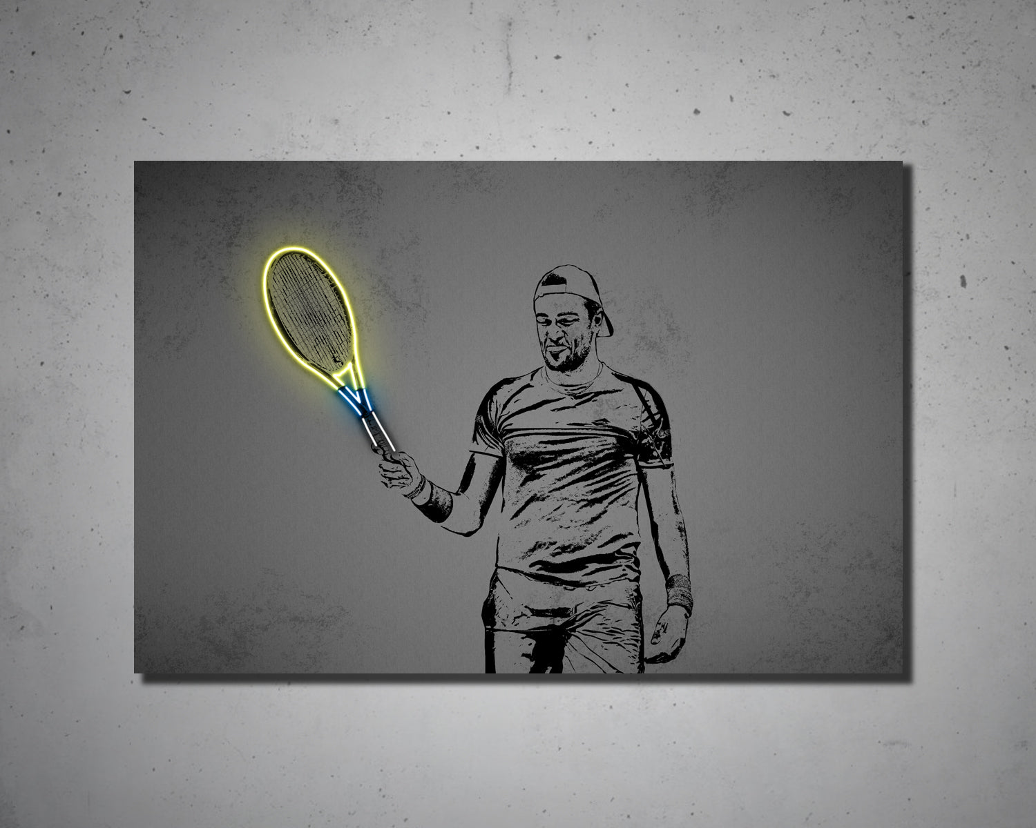 Matteo Berrettini Canvas Wall Art