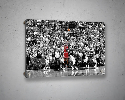 Michael Jordan Black & White Canvas Art