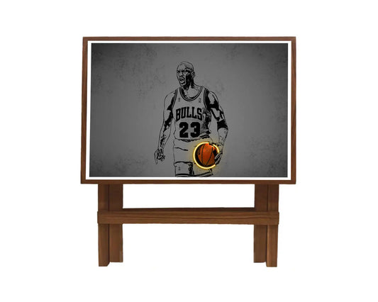 Michael Jordan Neon Effect Coffee and Laptop Table