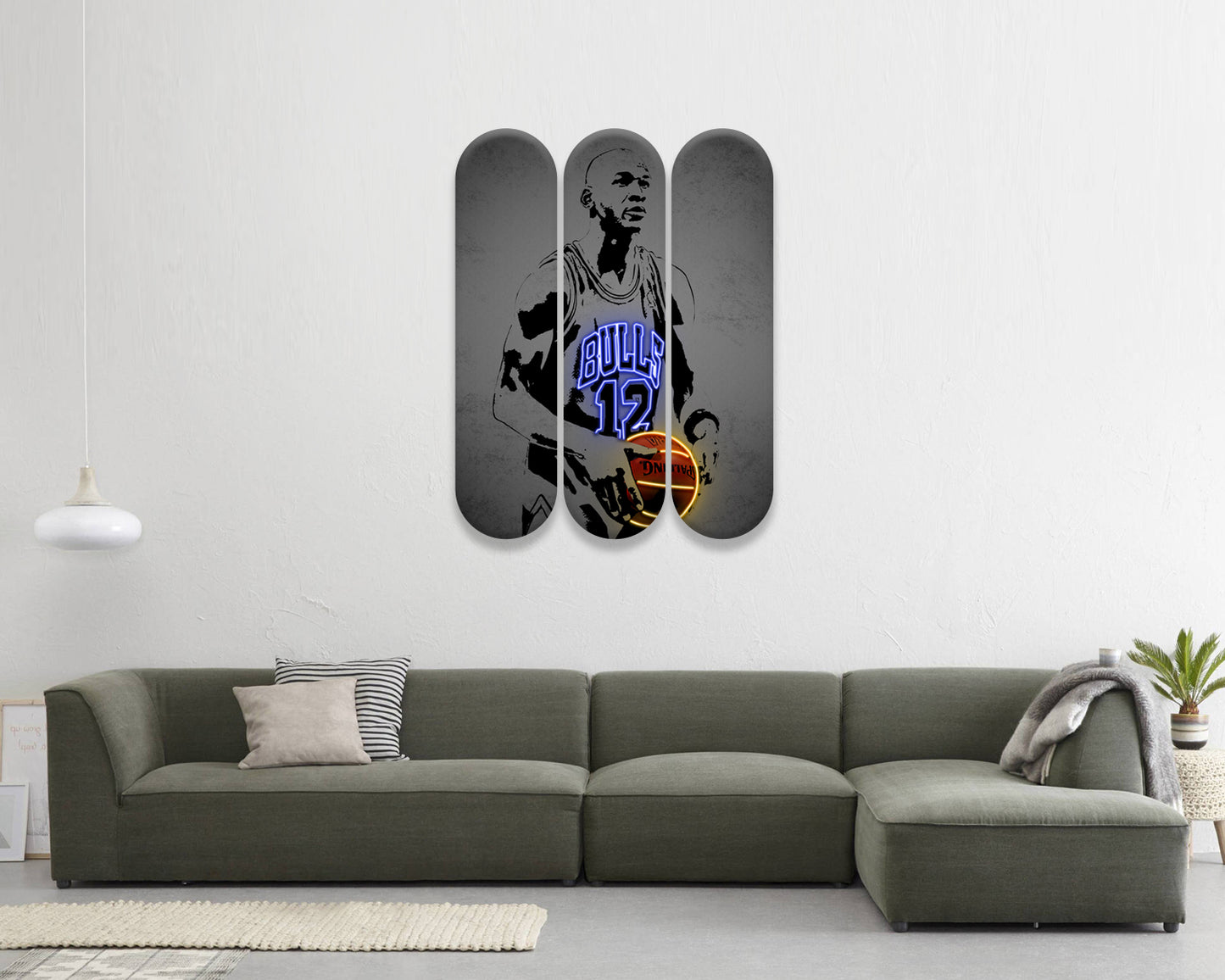 Michael Jordan Acrylic Skateboard Wall Art