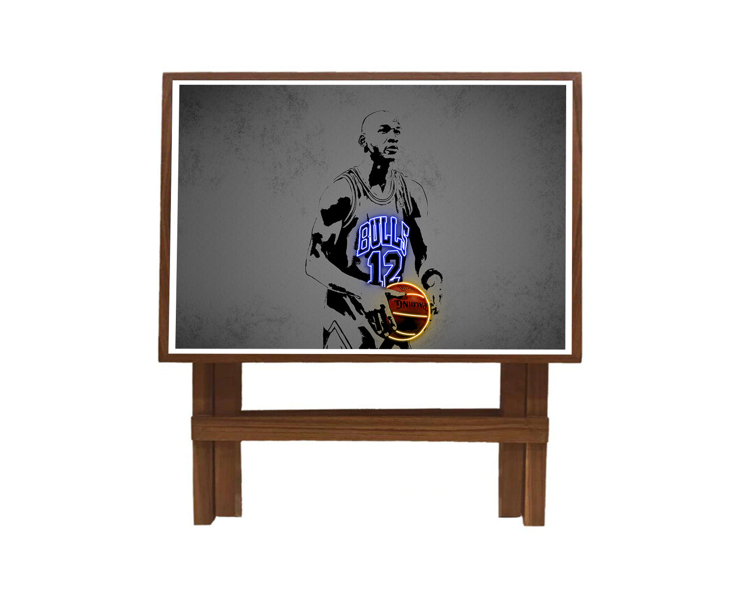 Michael Jordan Neon Effect Coffee and Laptop Table
