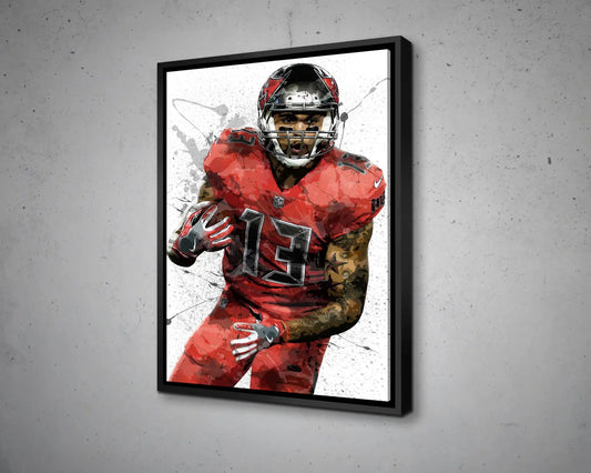 Mike Evans Canvas Wall Art
