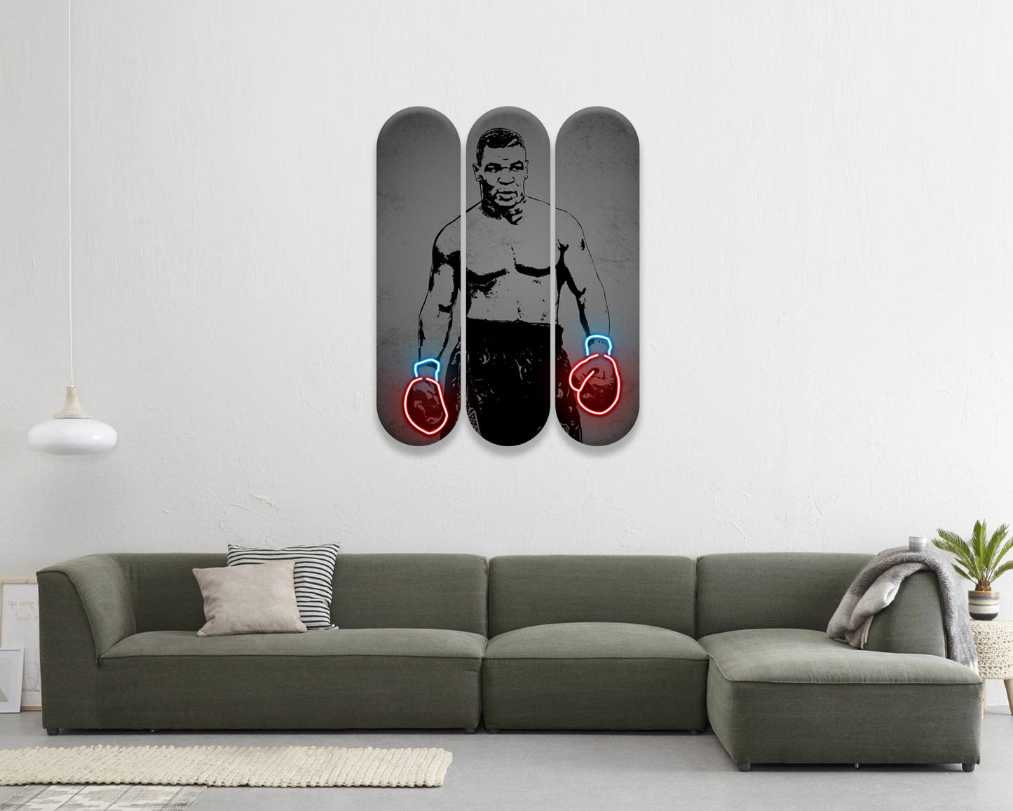 Mike Tyson Acrylic Skateboard Wall Art