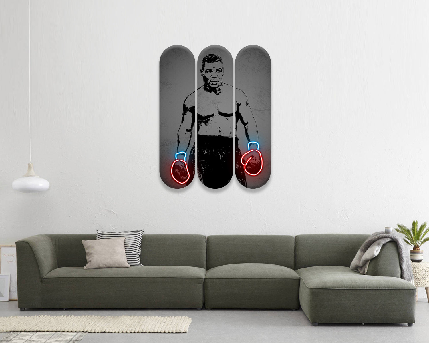 Mike Tyson Acrylic Skateboard Wall Art