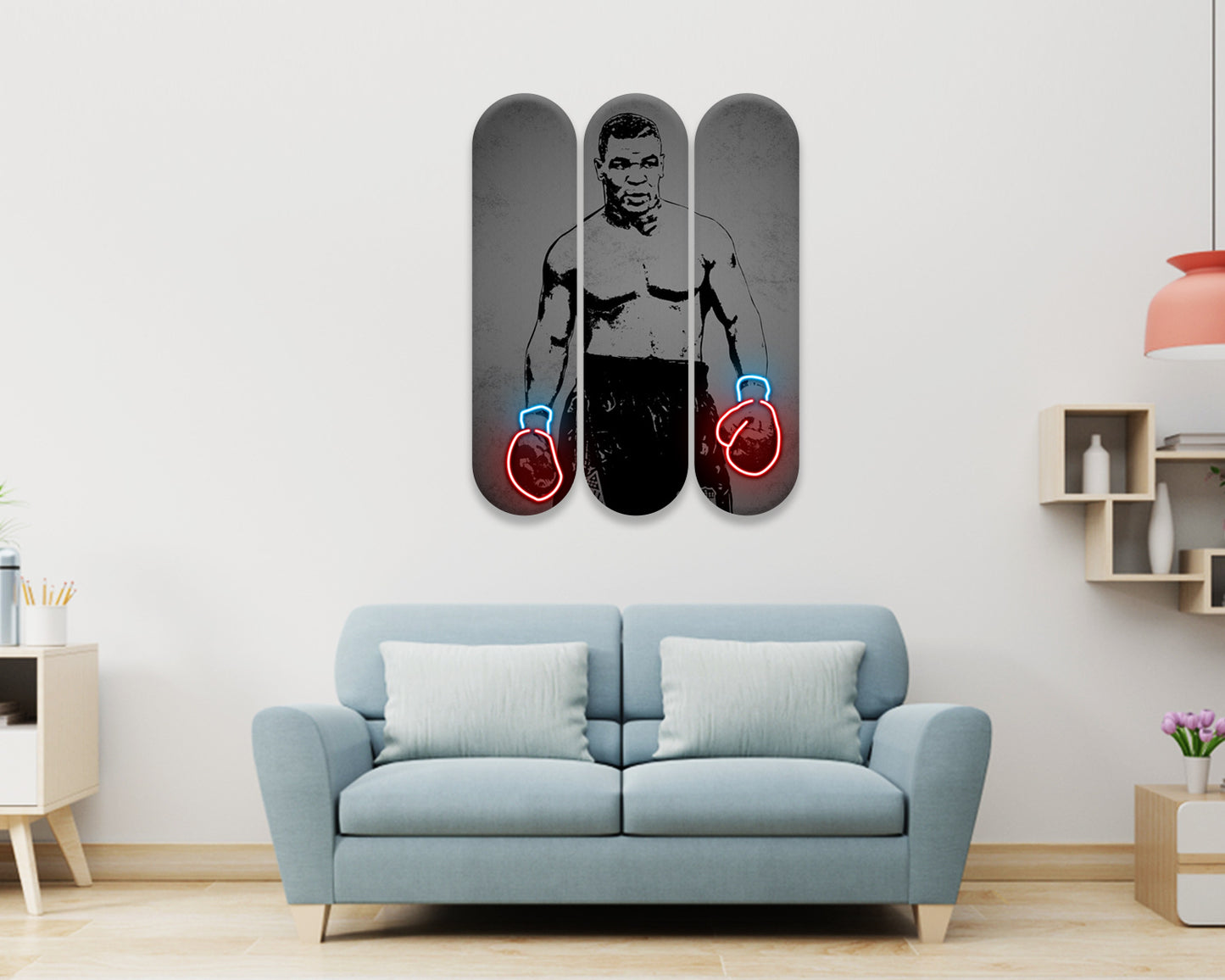 Mike Tyson Acrylic Skateboard Wall Art