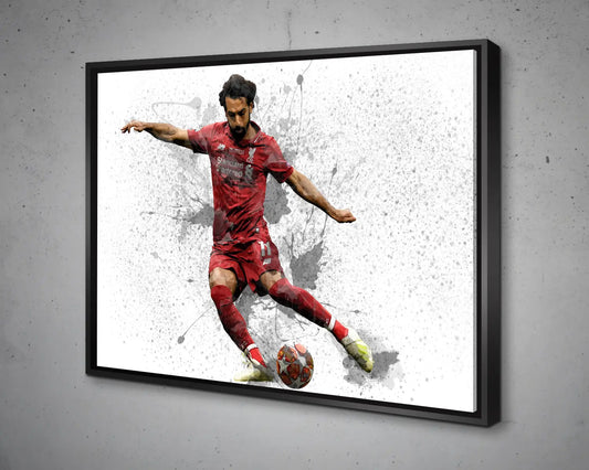 Mohamed Salah Canvas Wall Art
