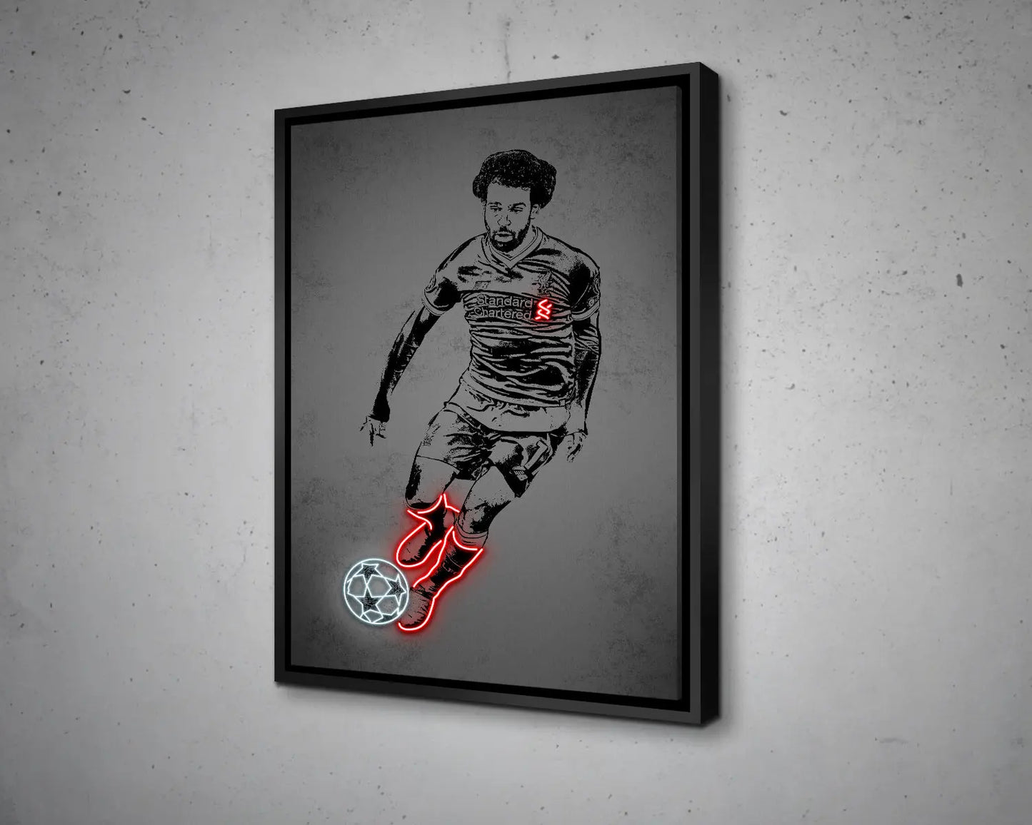 Mohamed Salah Canvas Wall Art