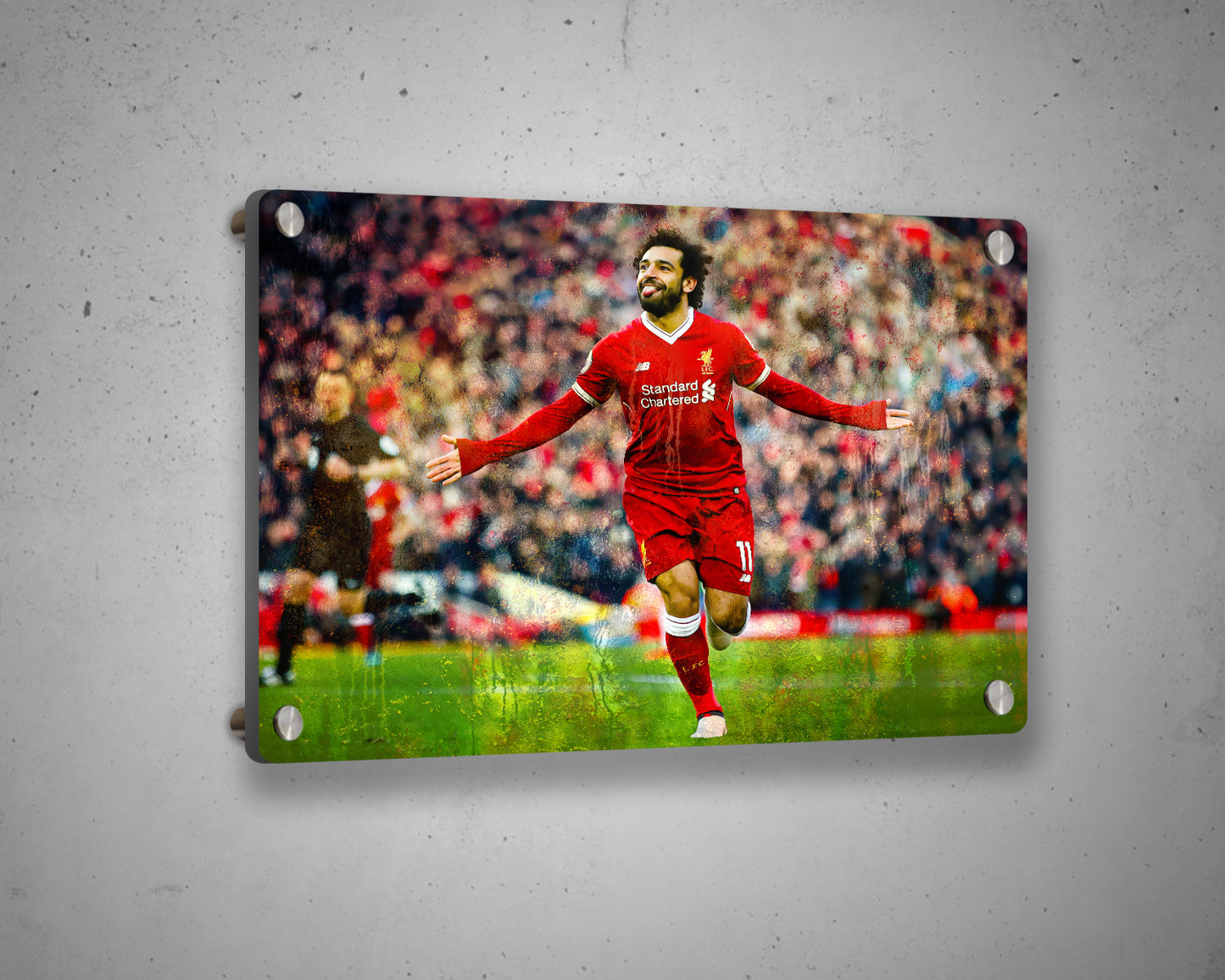 Mohamed Salah Multicolour Wall Art