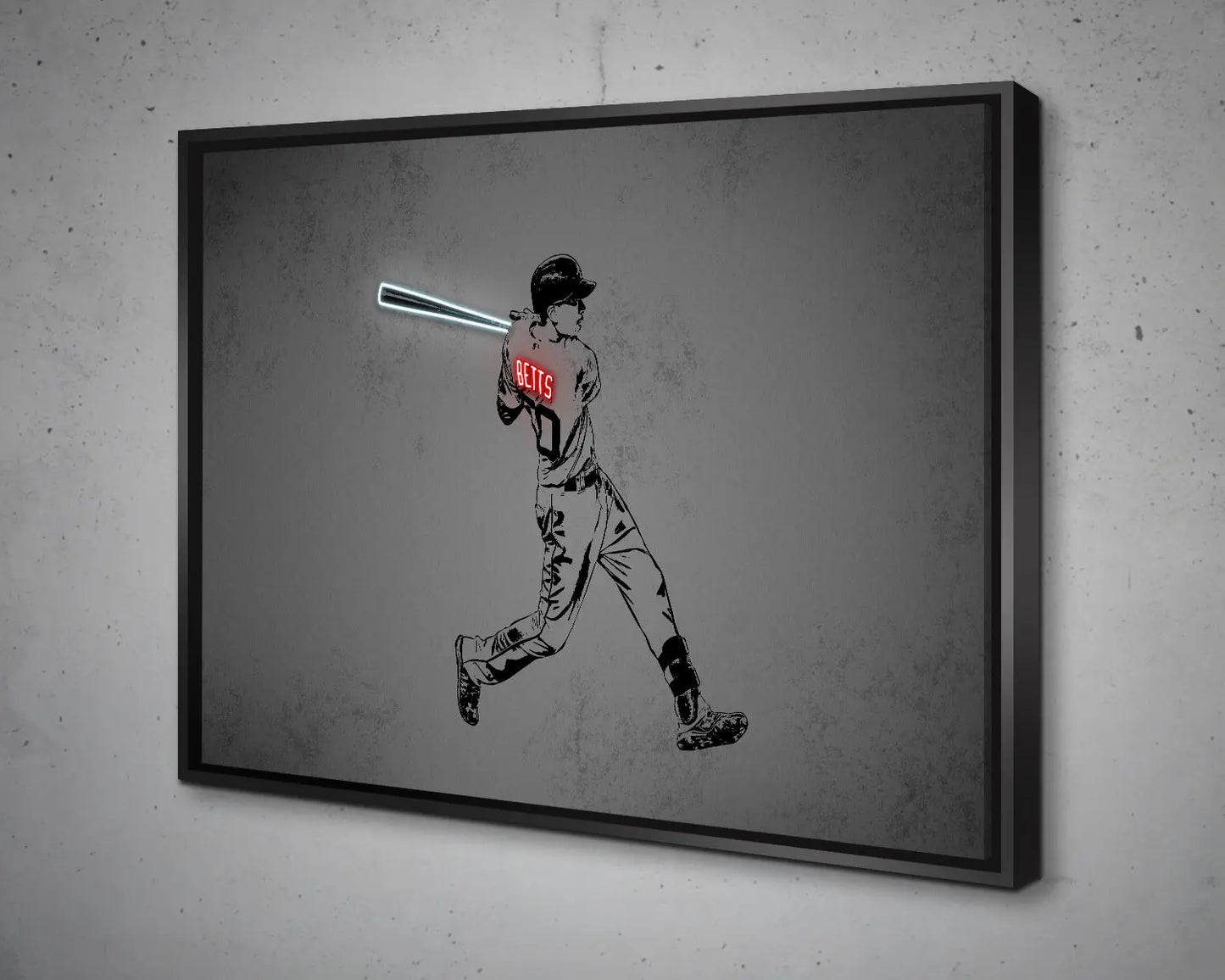 Mookie Betts Canvas Wall Art
