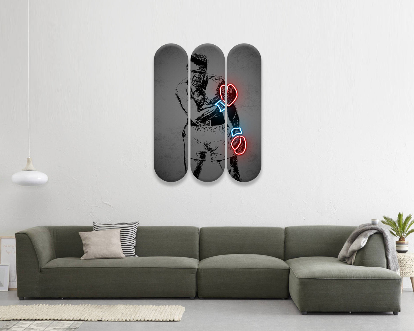 Muhammad Ali Acrylic Skateboard Wall Art
