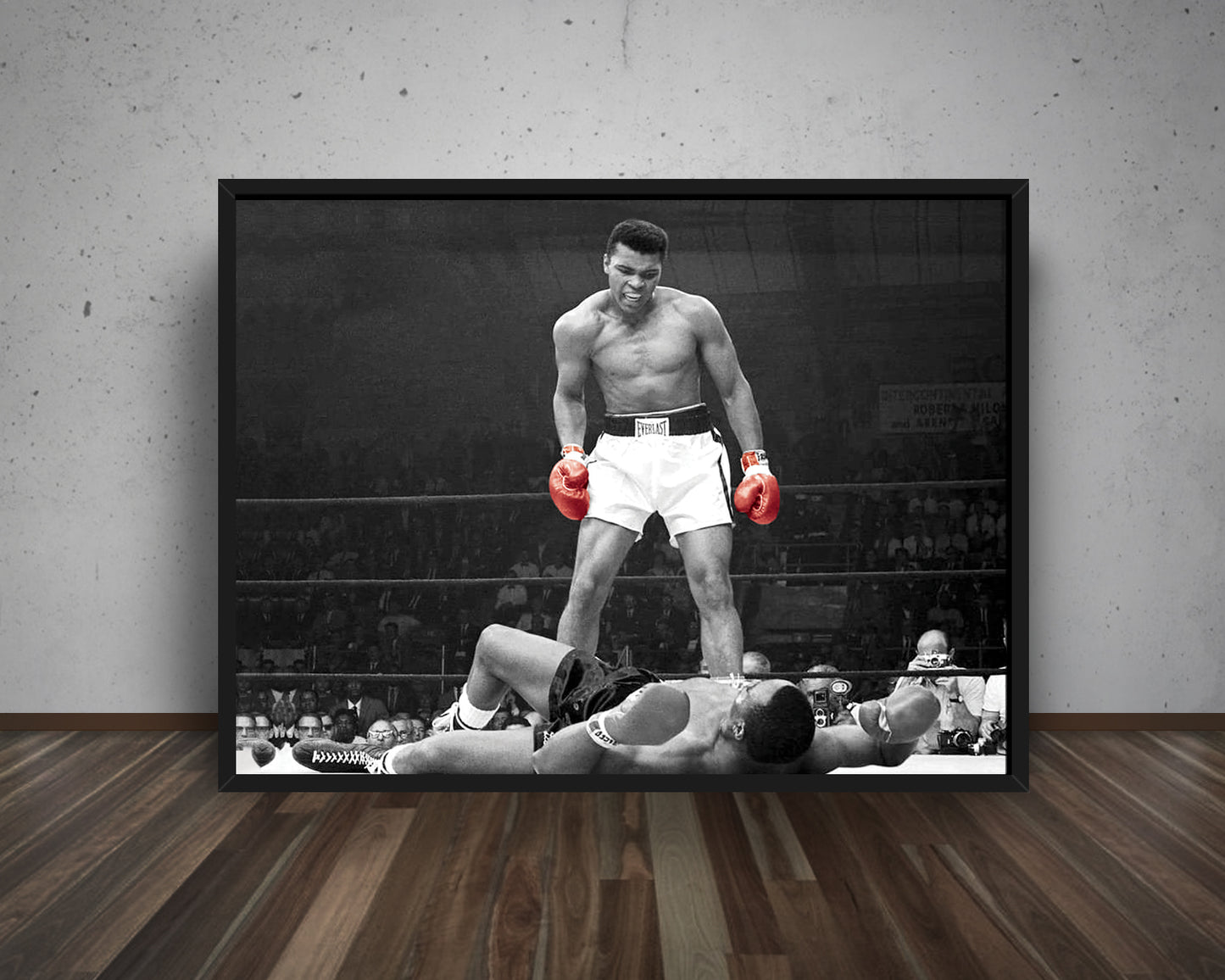 Muhammad Ali Black & White Canvas Art