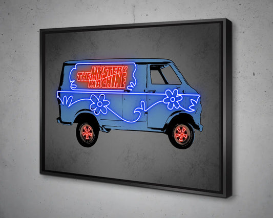 Mystery machine Canvas Wall Art