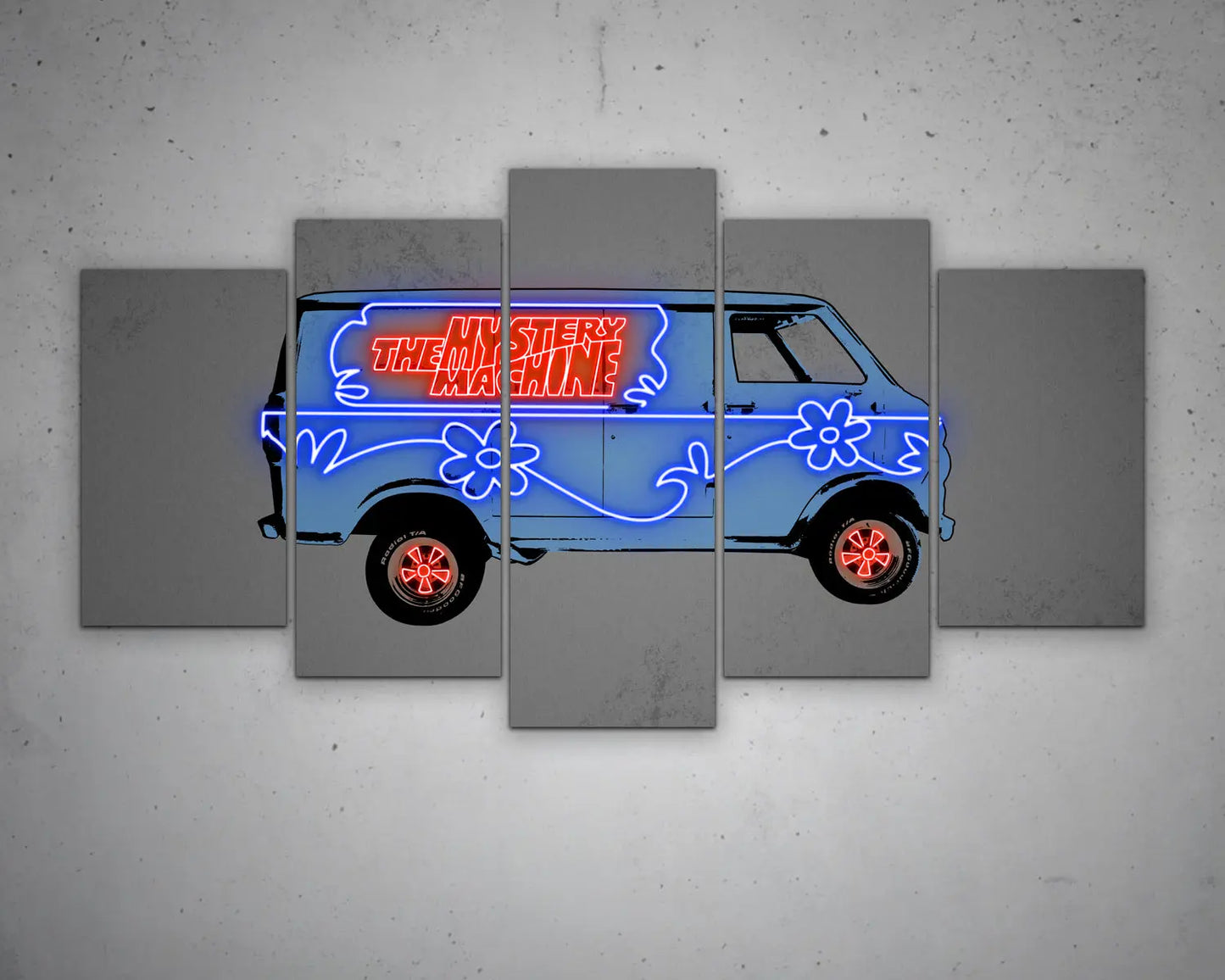 Mystery machine Canvas Wall Art