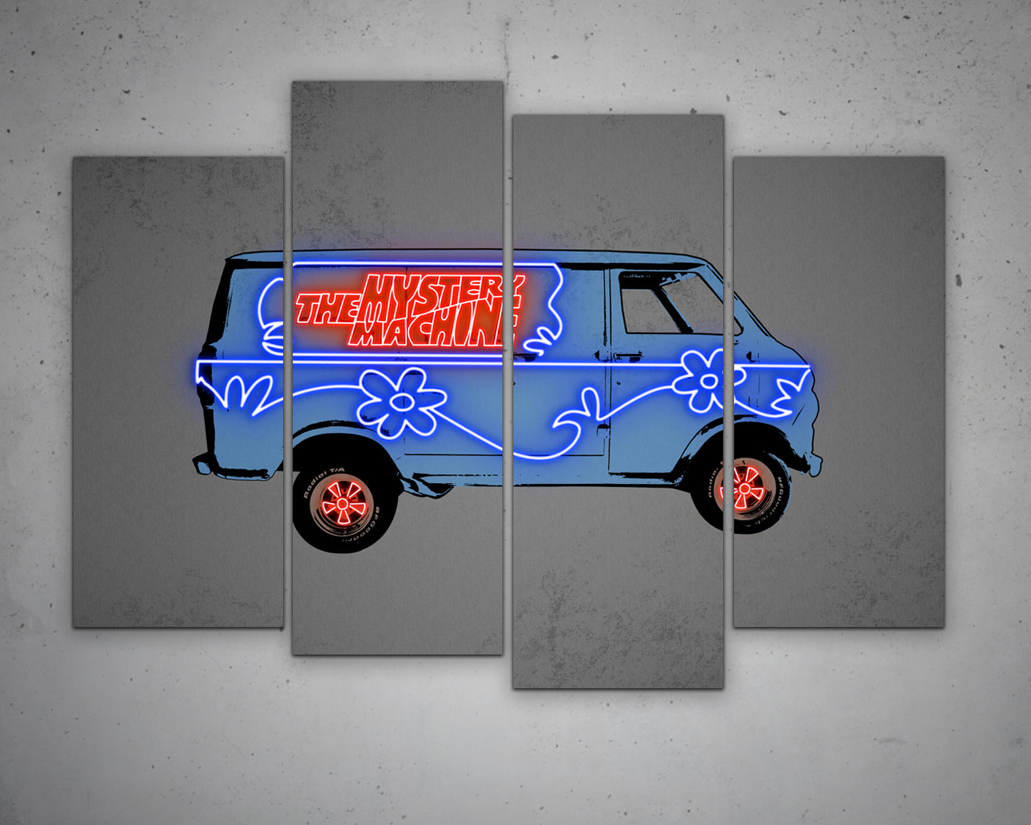 Mystery machine Canvas Wall Art