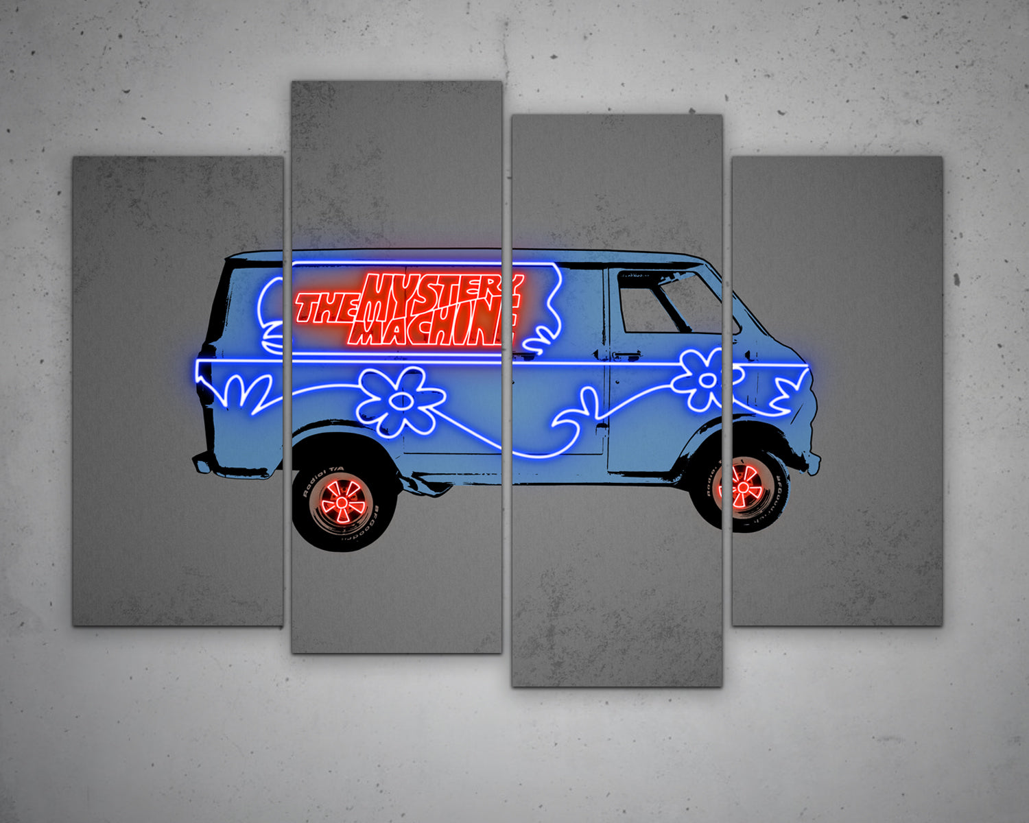 Mystery machine Canvas Wall Art