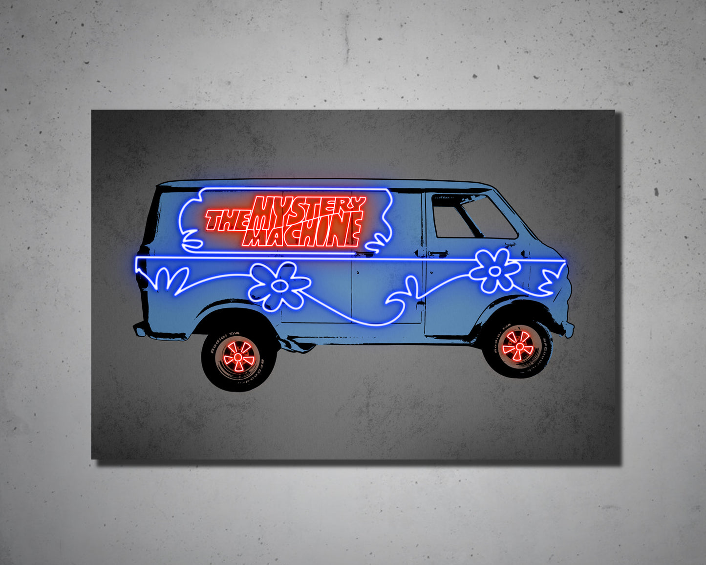 Mystery machine Canvas Wall Art