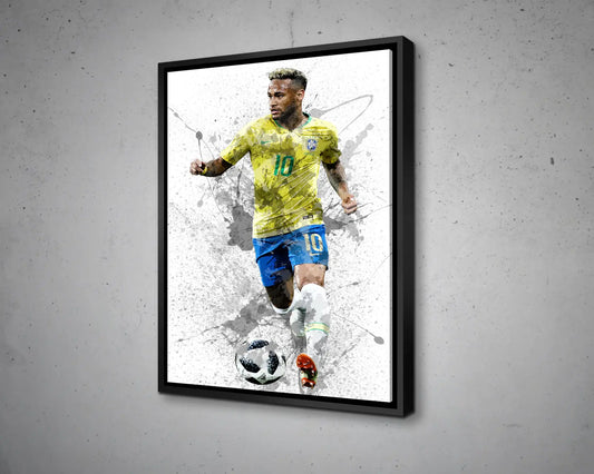 Neymar Jr Canvas Wall Art