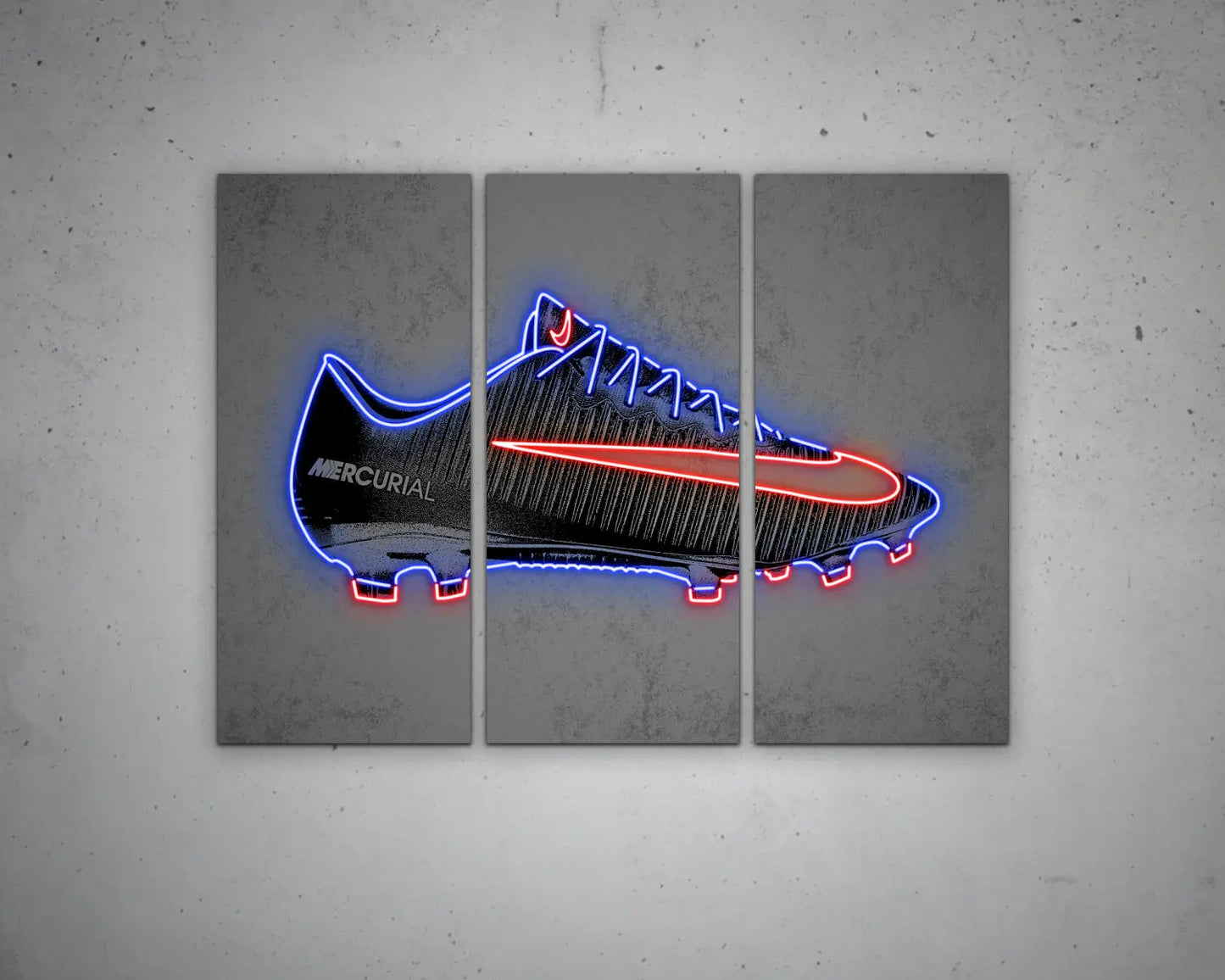 Nike Football Shoes Canvas Wall Art