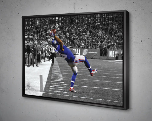 Odell Beckham Jr. Black & White Canvas Art