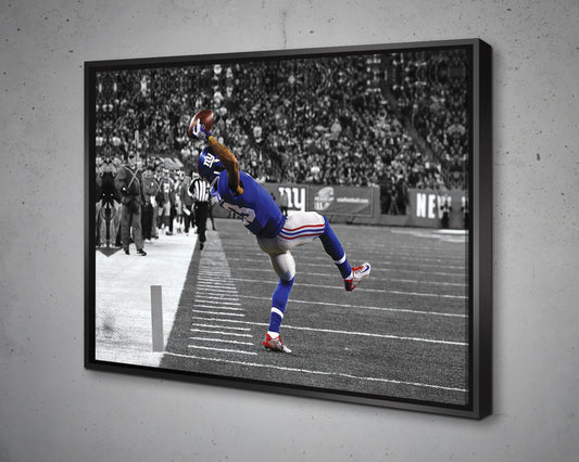 Odell Beckham Jr. Black & White Canvas Art