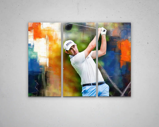 Patrick Cantlay Multicolour Wall Art
