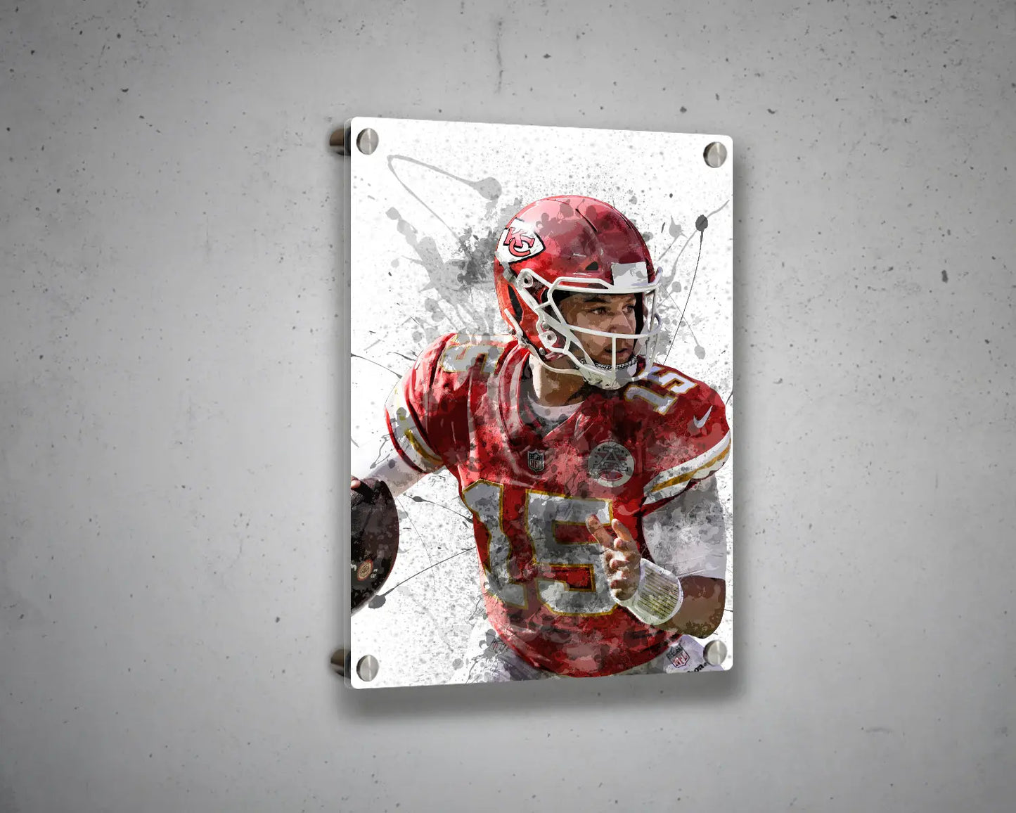 Patrick Mahomes Canvas Wall Art
