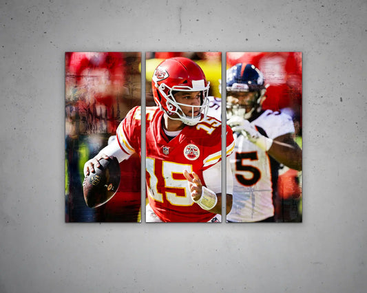 Patrick Mahomes Multicolour Wall Art
