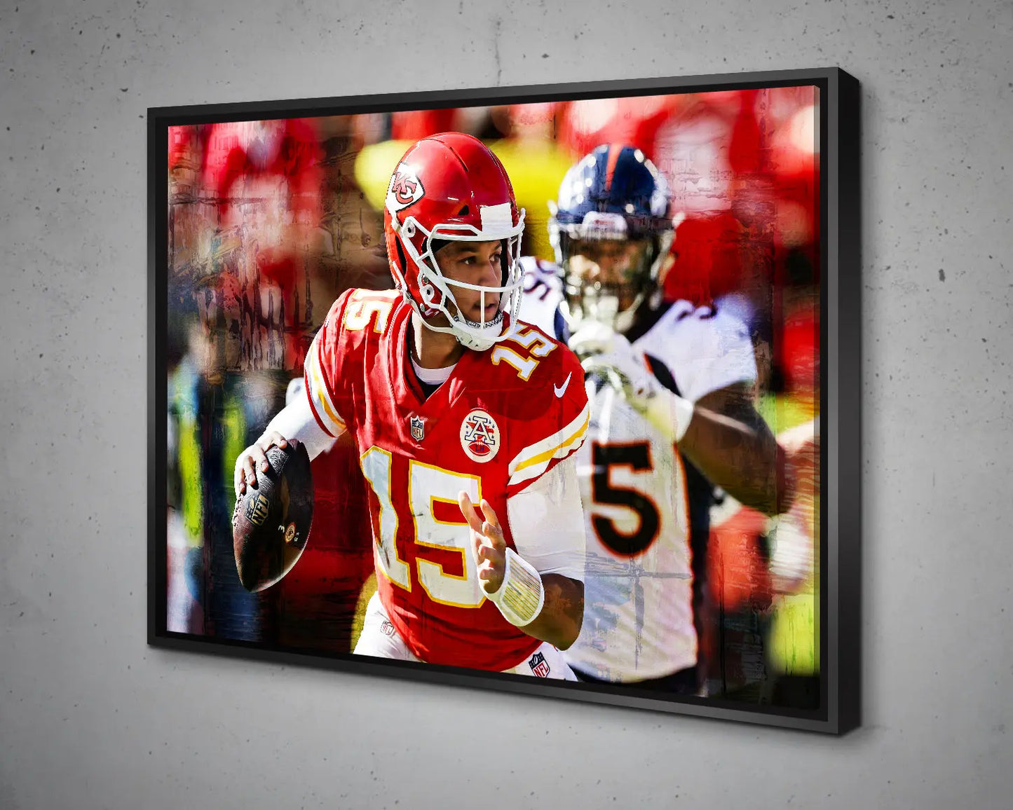 Patrick Mahomes Multicolour Wall Art