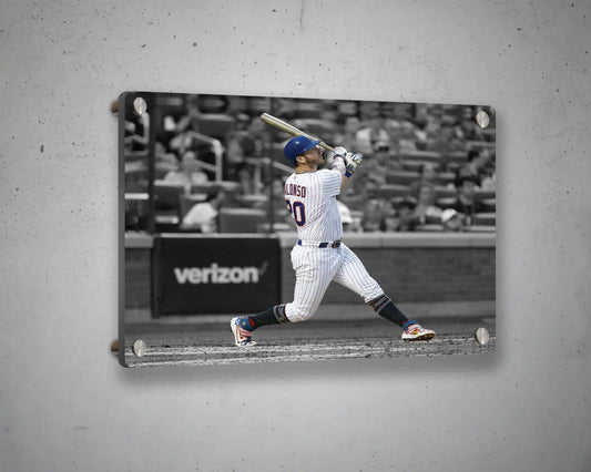 Pete Alonso Black & White Canvas Art