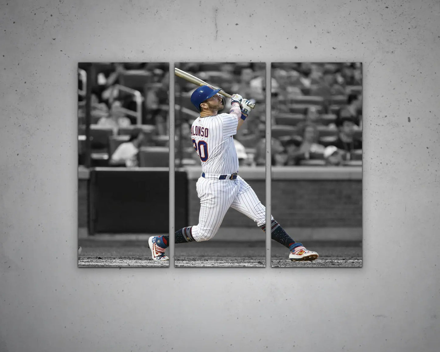 Pete Alonso Black & White Canvas Art