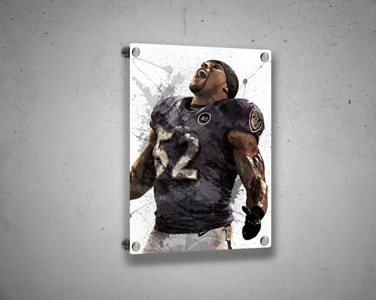 Ray Lewis Canvas Wall Art