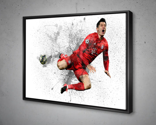 Robert Lewandowski Canvas Wall Art