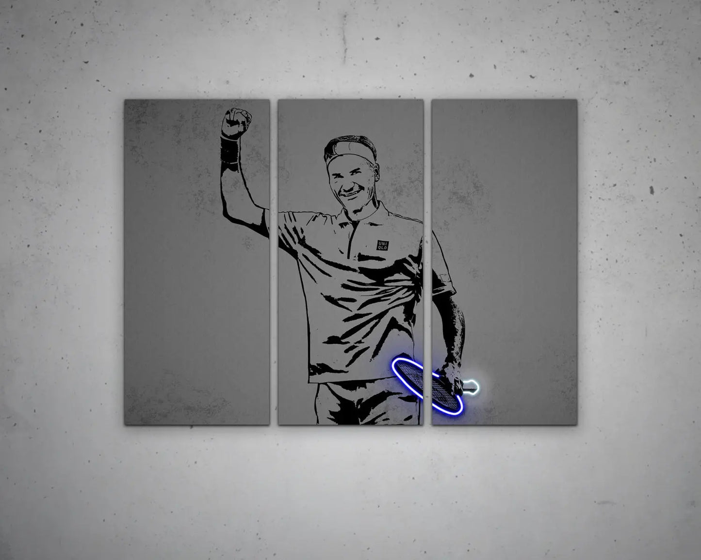 Roger Federer Canvas Wall Art