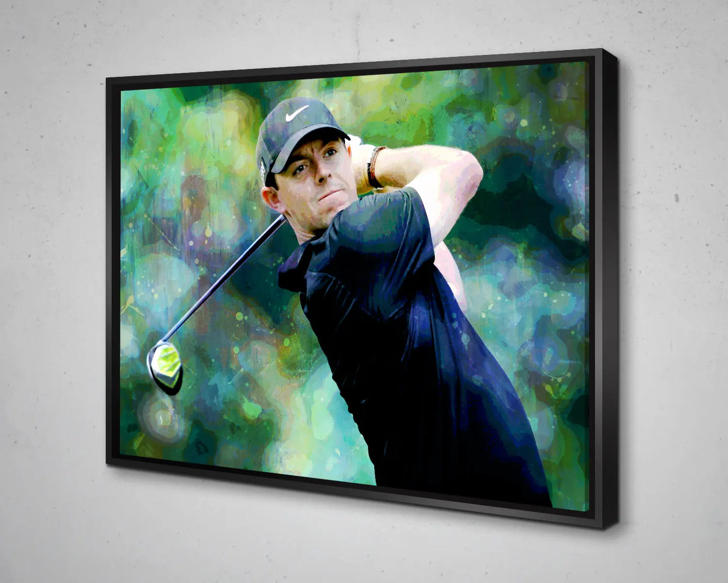 Rory McIlroy Multicolour Wall Art