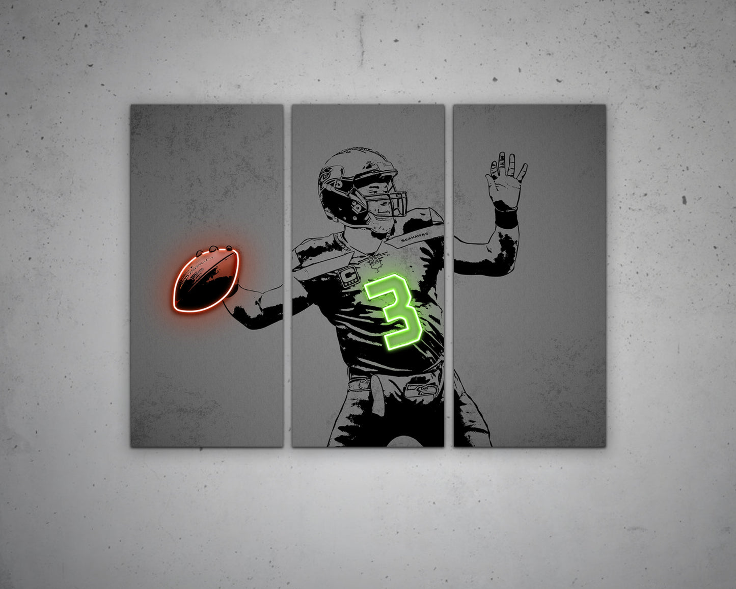 Russell Wilson Canvas Wall Art