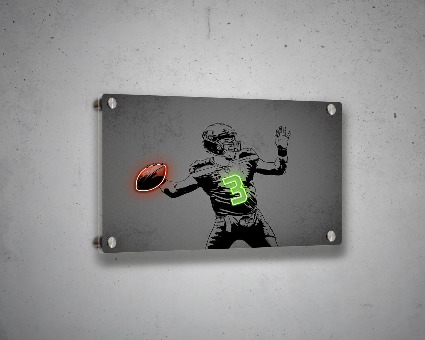 Russell Wilson Canvas Wall Art