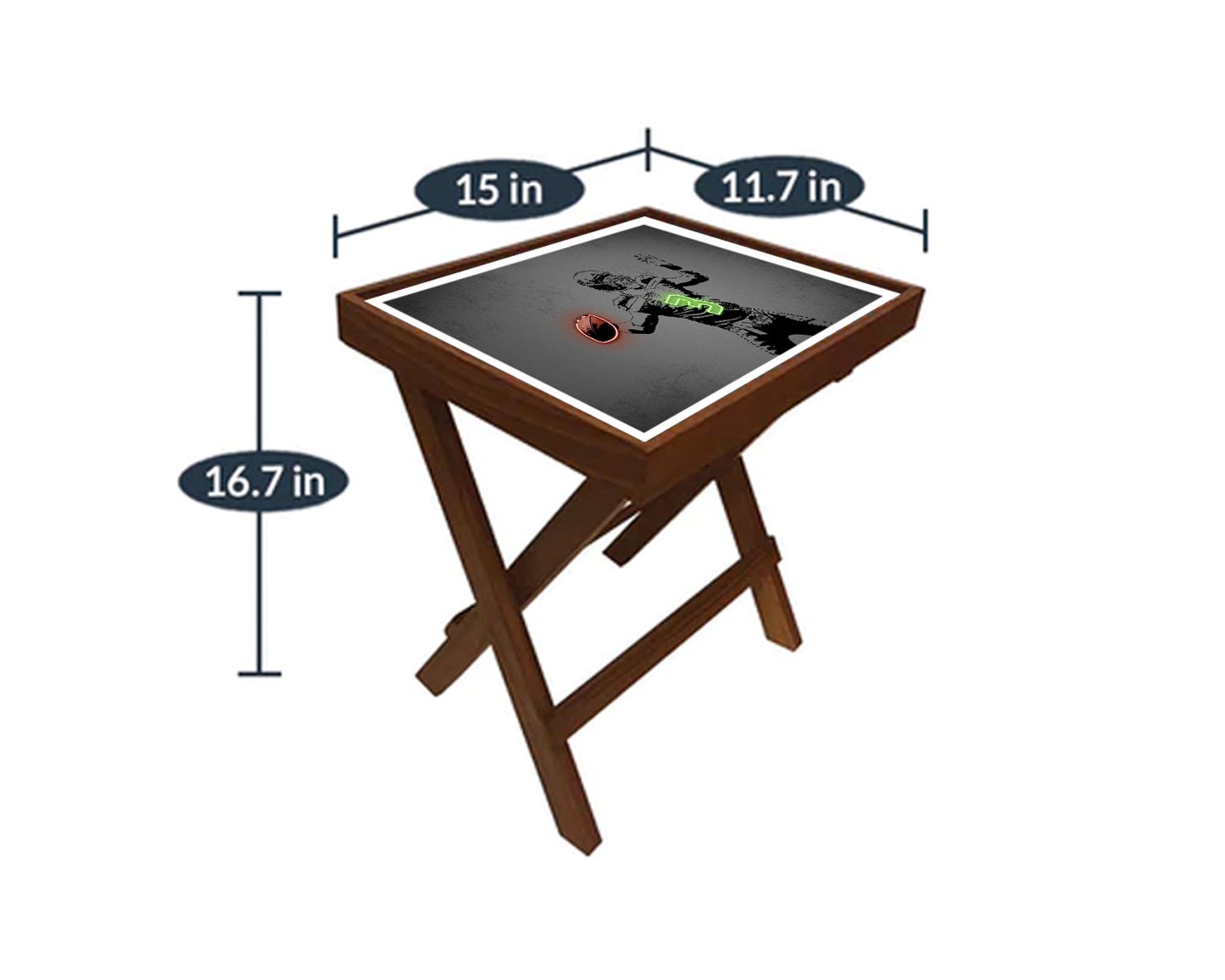 Russell Wilson Neon Effect Coffee and Laptop Table