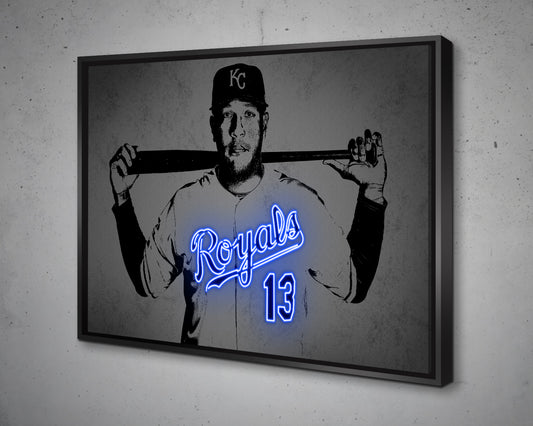 Salvador Pérez Canvas Wall Art