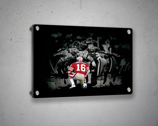 San Francisco 49ers Black & White Canvas Art