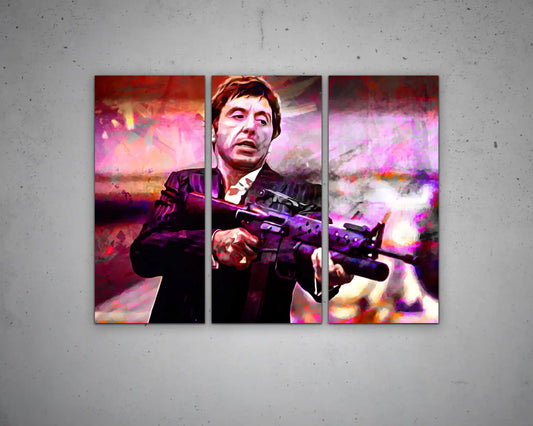 Scarface Multicolour Wall Art