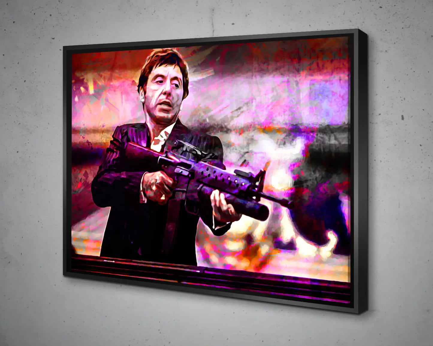 Scarface Multicolour Wall Art