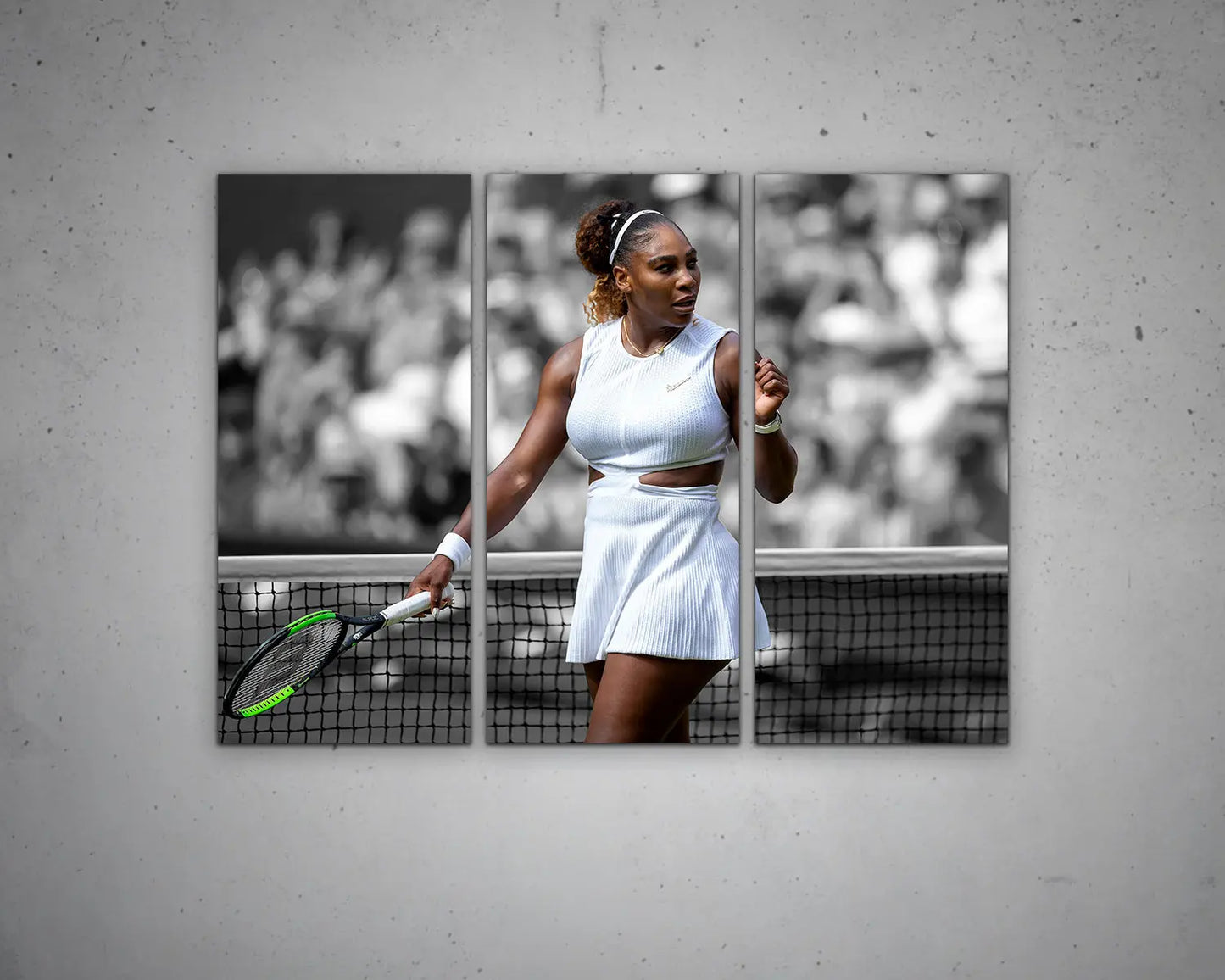 Serena Williams Black & White Canvas Art